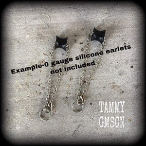 DIY chains for tunnel dangles 8mm 0 gauge