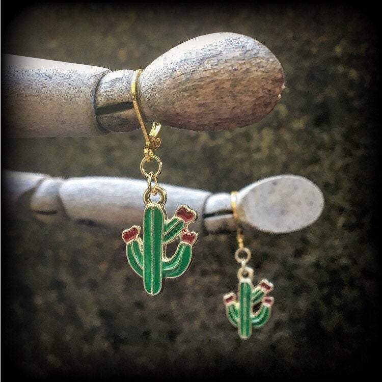 Cactus earrings-Succulent earrings