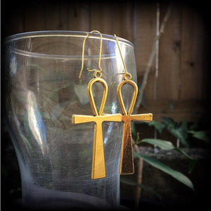 Ankh earrings-Egyptian earrings