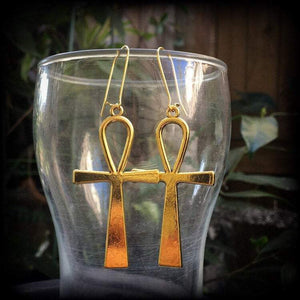 Ankh earrings-Egyptian earrings