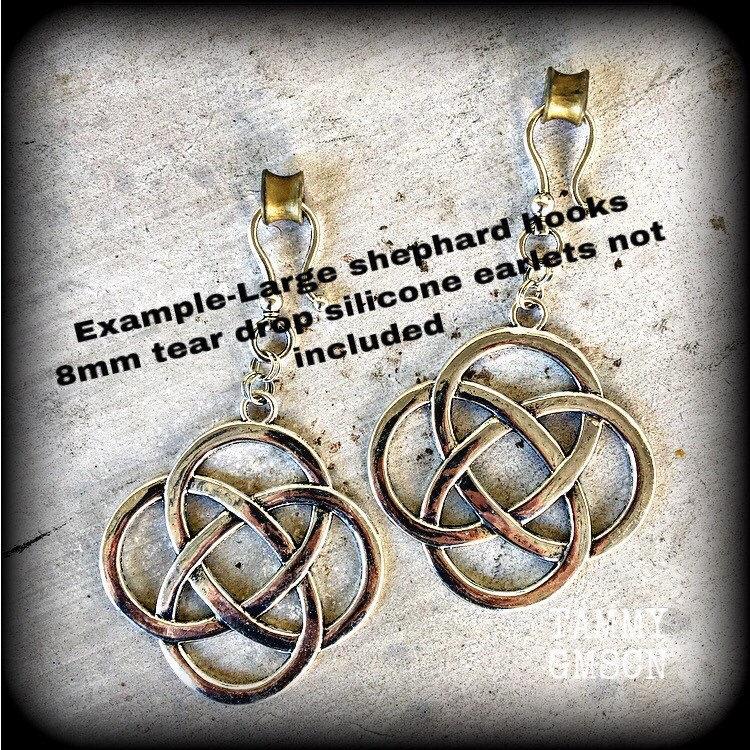 Celtic knot earrings-Infinity knot earrings