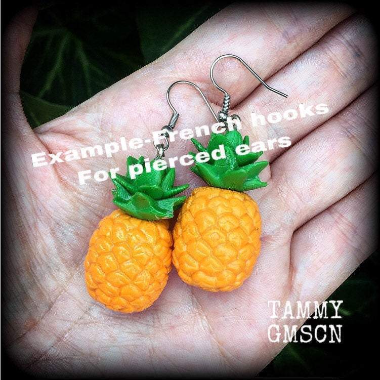 Pineapple earrings