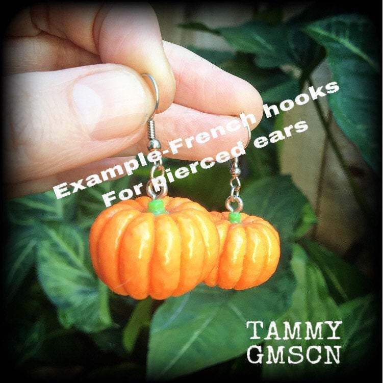 Pumpkin earrings