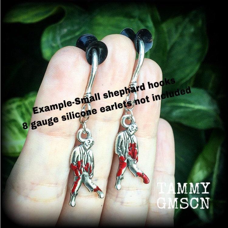 Zombie earrings-Halloween earrings