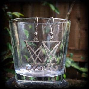 Sigil of Lucifer earrings