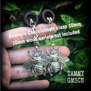 Insect ear gauges