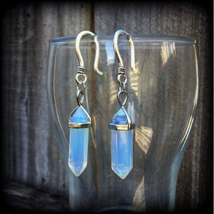 Opalite earrings-Ear hangers