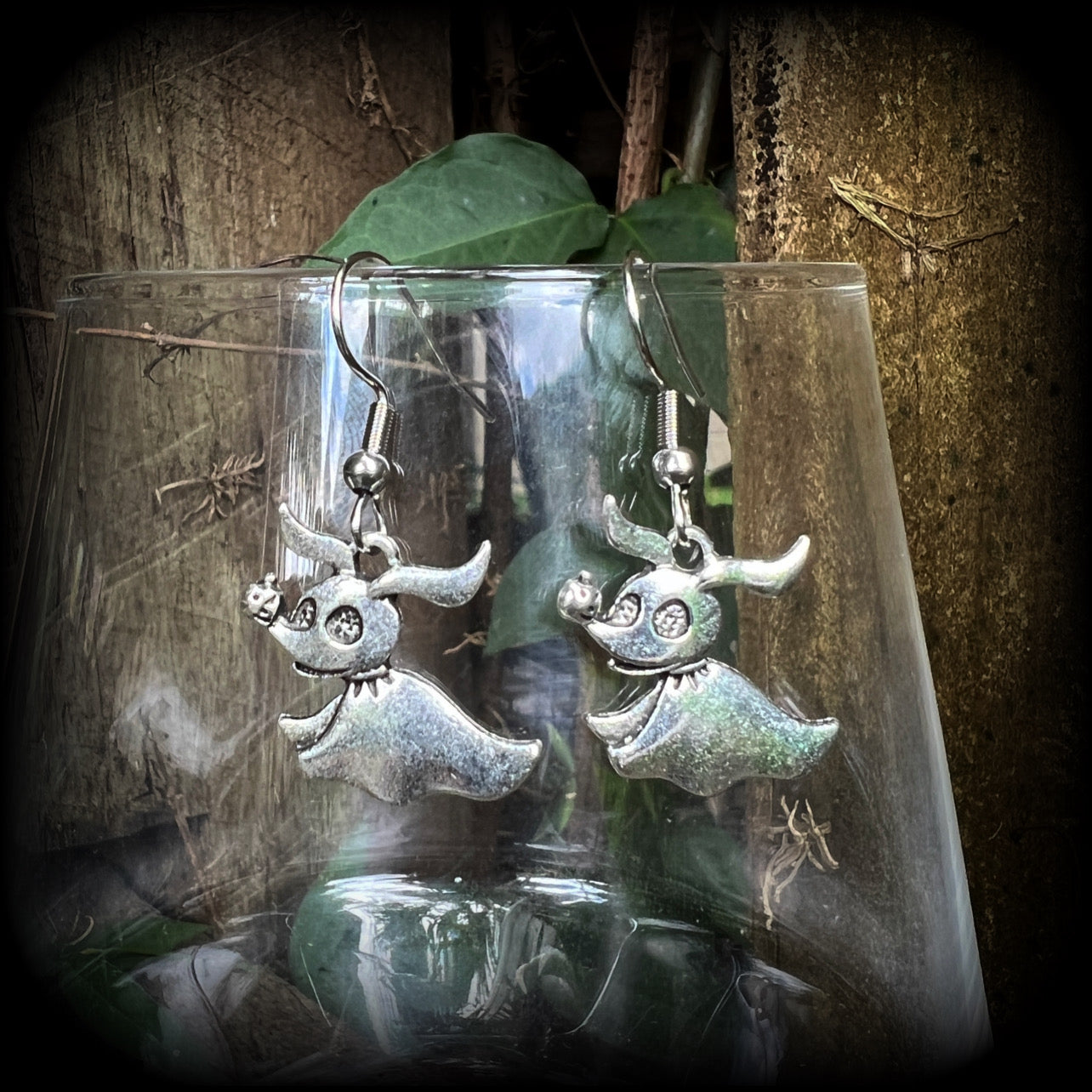 Corpse Bride-Zero earrings-Halloween earrings