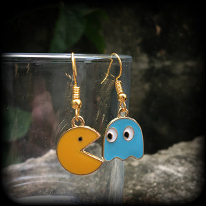 Pacman earrings 