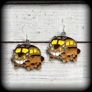 Catbus earrings 