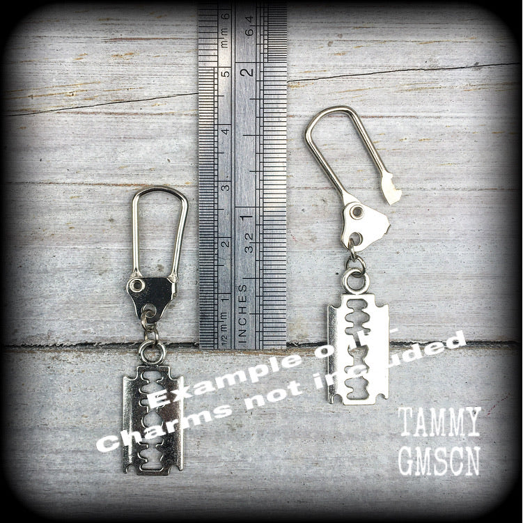 DIY clasps for tunnel earrings