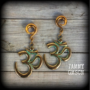 Ohm gauged earrings