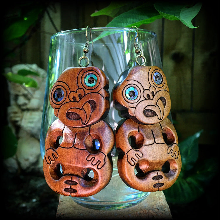 Tiki earrings-Maori earrings