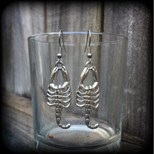 Scorpion earrings-Insect earrings