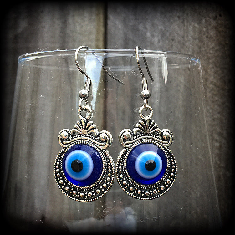 Evil eye earrings-Esoteric earrings