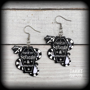 Beetlejuice earrings 