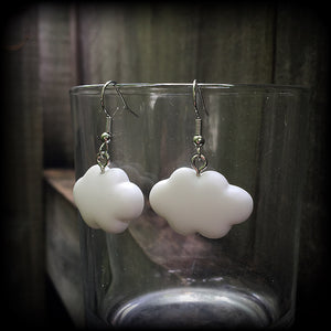 Rain cloud earrings