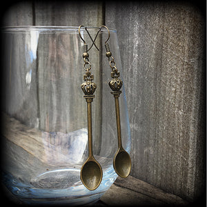 Teaspoon earrings-Cutlery jewelry