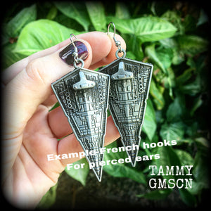 Science fiction earrings 