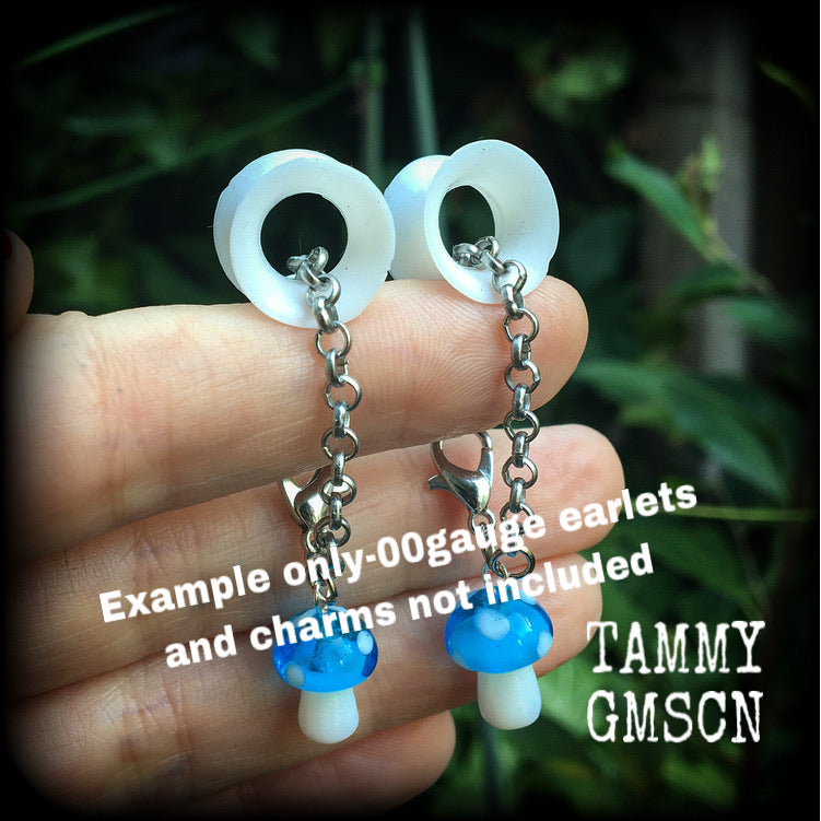 DIY chain for 4 gauge 5mm Tunnel earrings