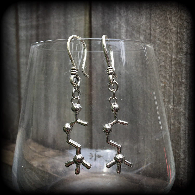 Dream molecule earrings-Acetylcholine earrings