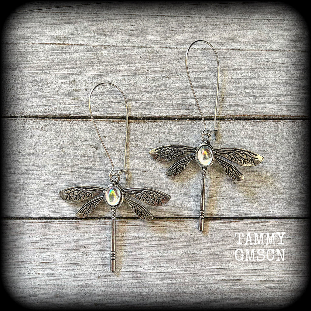 Dragonfly earrings 