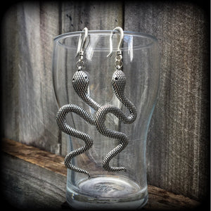 Snake earrings-Serpent earrings