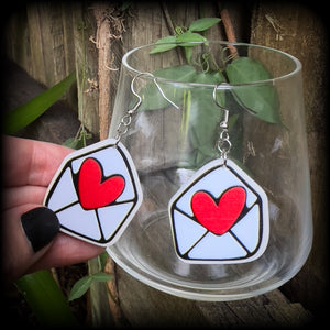 Love letter earrings