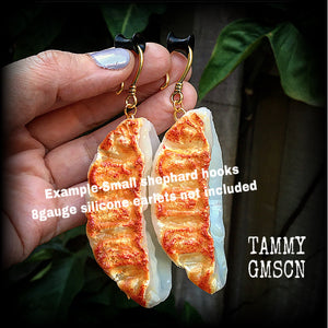 Gyoza earrings-Dumpling earrings