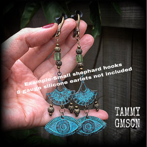 All seeing eye earrings-Sea hag earrings