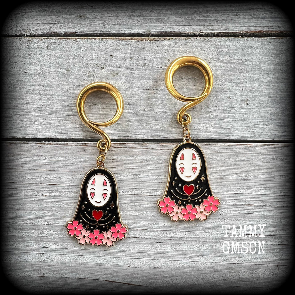 Spirited away gauged earrings 