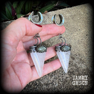 Gemstone ear weights 