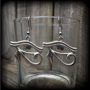 Eye of Ra earrings-Egyptian earrings-Egyptian jewelry