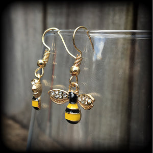 Honey bee earrings 