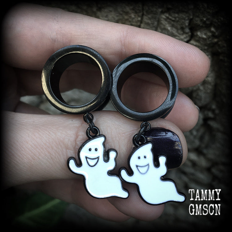 Ghost tunnel earrings