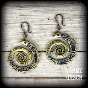 Dr Who earrings