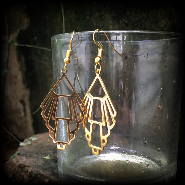 Aphrodite earrings-Art Nouveau inspired earrings