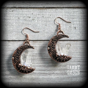 Crescent moon earrings 