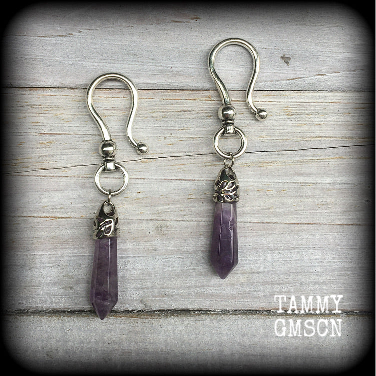 Amethyst earrings