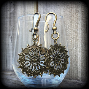 Mandala earrings 