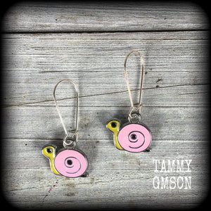 Snail earrings-Mollusk earrings