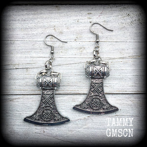 Viking knotwork earrings