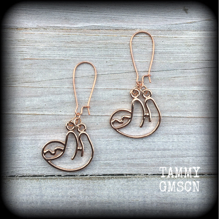 Sloth earrings-Animal earrings