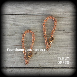 DIY Chain and Lobster Clasp for tunnel earrings