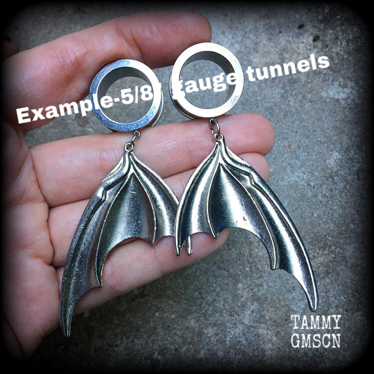 16mm tunnel earrings 