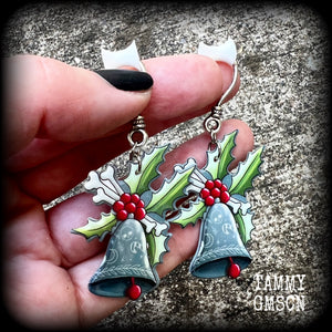 Christmas earrings-Jingle bells earrings