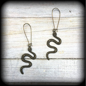 Damballah earrings-Serpent earrings-Snake earrings