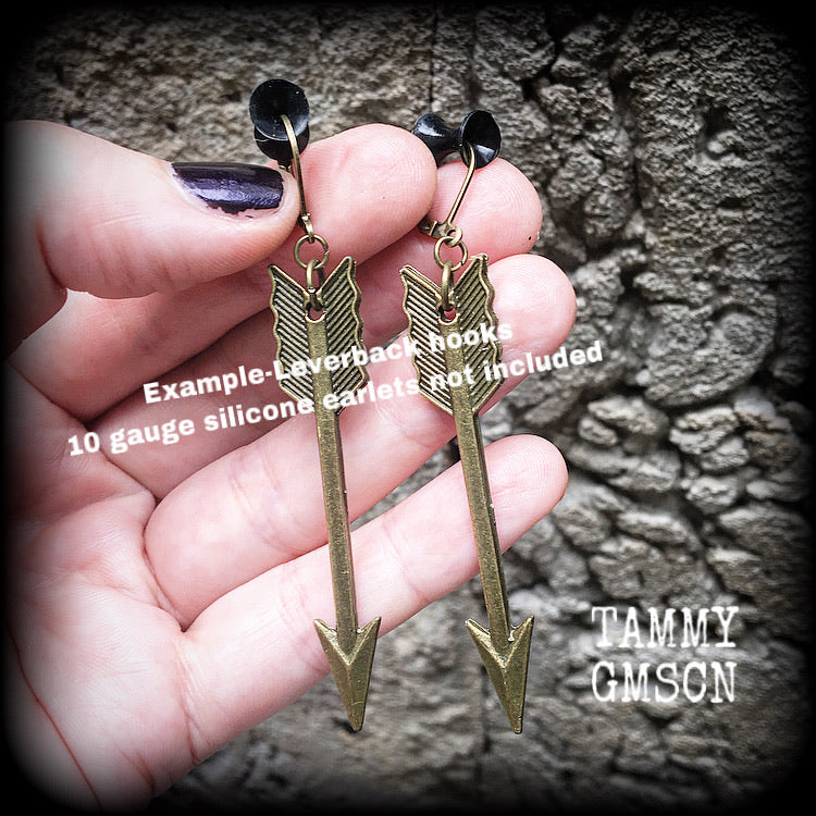 Arrow earrings-Sagittarius earrings