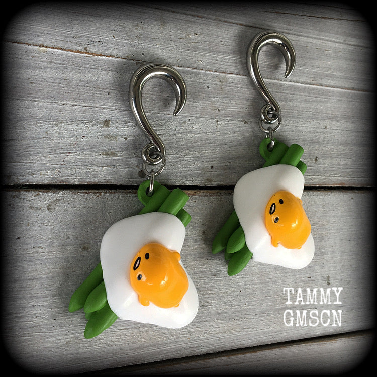 Gudetama earrings