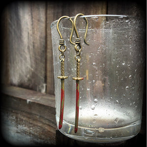 Sword of Kali-Kali Maa earrings